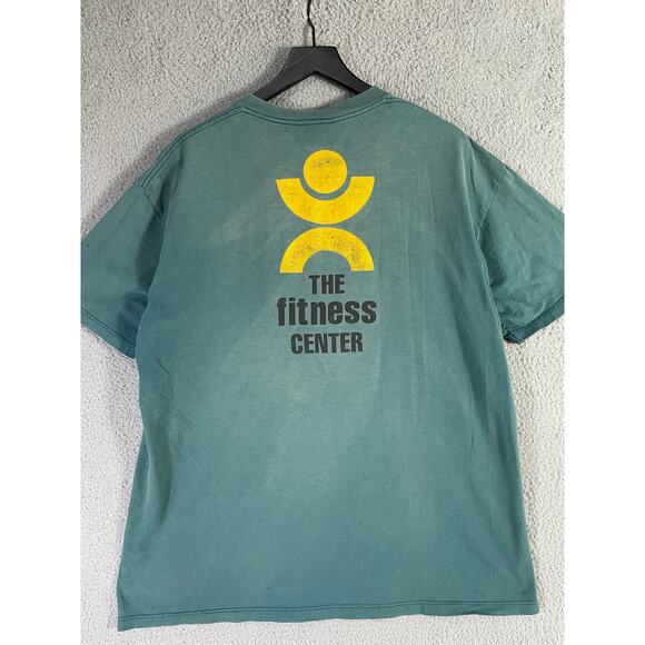 Vintage Phoenix The Fitness Center Green Graphic T-Shirt X-Large USA Made Cotton - Picture 6 of 8
